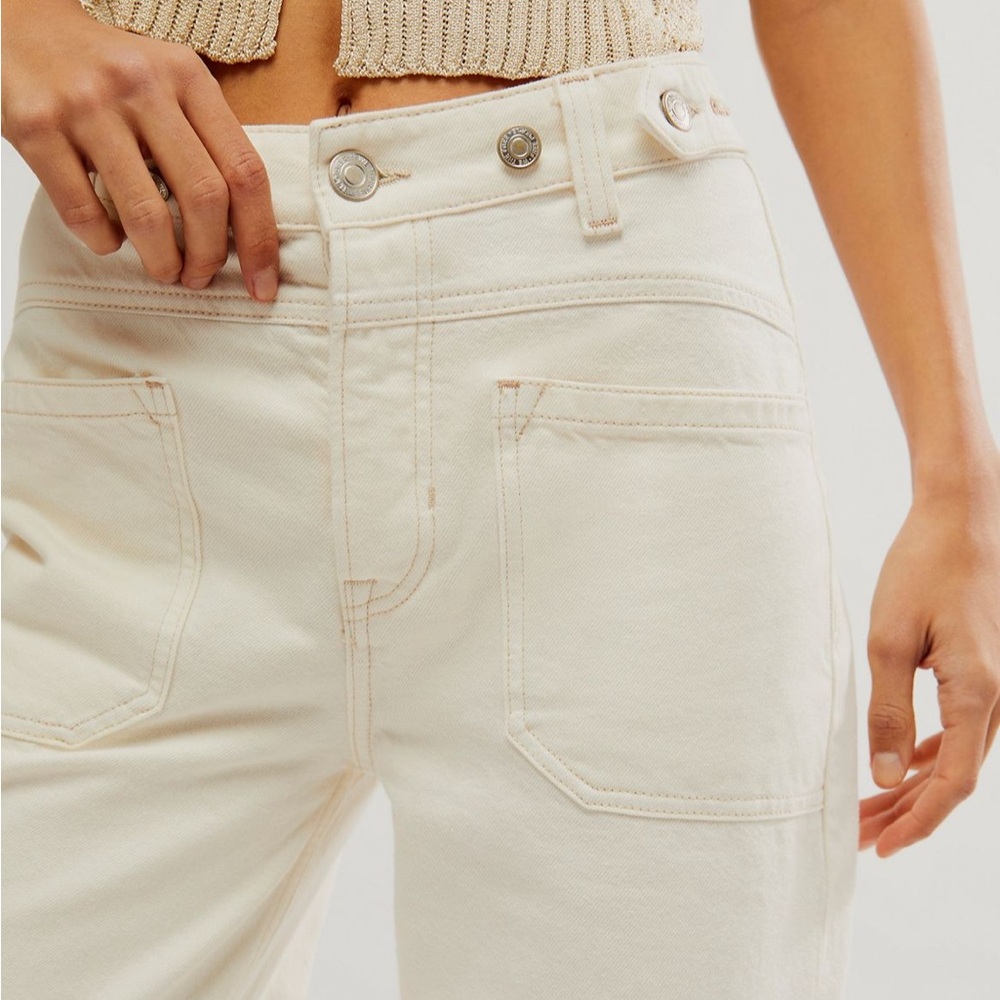 NWT Free People Palmer Cuffed Jeans